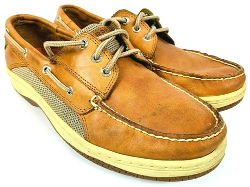 Mens Sperry Top Slider A/O Tan Boat 