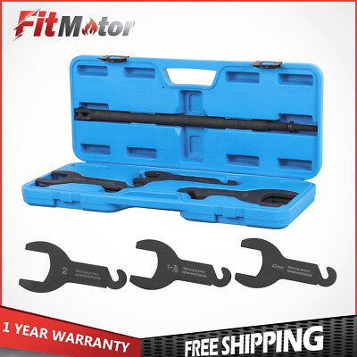 Set of Pneumatic Wrench Remove & Install Tools For Ford Chrysler Jeep Fan Clutch