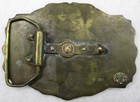 Vintage Livingston Wells & Co Belt Buckle Clipper ship Gold dealers colonial age — photo 5