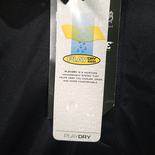 Polo Pittsburgs Penguins Reebok PlayDry Center Ice da uomo XL NHL NUOVA - Foto 4 di 13
