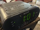 Sony ICF-C218 Dream Machine Black AM/FM Alarm Clock Radio - Tested and Working