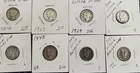 90% Silver $0.80 Face Silver Mercury Dime Lot (8 Mercury Dimes in capsule)
