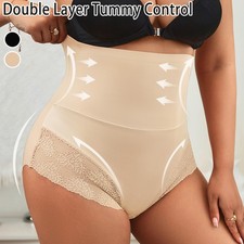 Plus Size High Waist Tummy Control Shapewear Panty Body Shaper Butt Lifter Pants