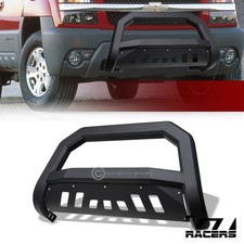 GMC Bull Bars For 1999-2007 GMC Sierra/Yukon XL 2500 Matte Blk AVT Edge Bull Bar Grille Guard