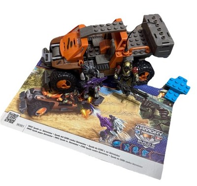 Mega Bloks Halo UNSC Spade vs. Skirmisher 96981 with Instructions 99% complete