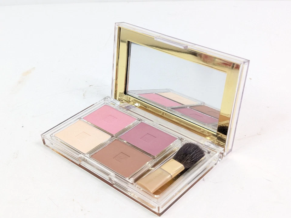 Estee Lauder Deluxe All-Over Face Compacto Bronce Diosa Suave Mate Pétalo Ciruela Foto 4 de 4