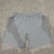 Rhone Reign Midweight Men's XL Light Gray Performance Stretch Athletic Shorts