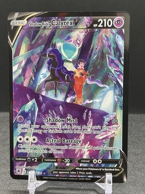 Pokemon Shadow Rider Calyrex V #TG17 Trainer Gallery Ultra Rare Astral Radiance