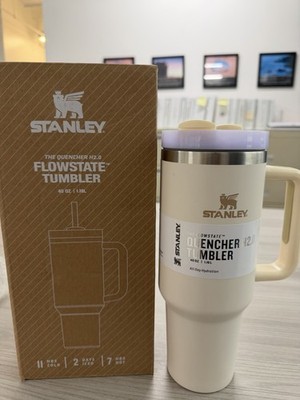 Stanley  Travel Tumbler - White and purple