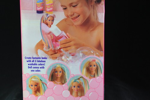 Muñeca Barbie Foam 'n Color #15098 Vintage En Caja Mattel 1995 - Imagen 7 de 10