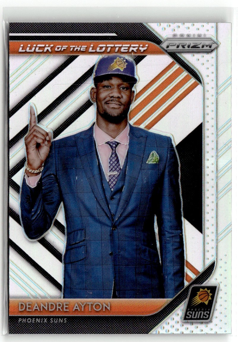 2018-19 Panini Prizm Lottery Luck of the Lottery Silver Prizm Deandre Ayton