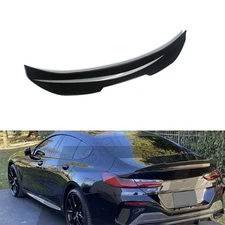 FOR 2019-25 BMW G16 840i F93 M8 GRAN COUPE PSM STYLE Black Gloss TRUNK SPOILER