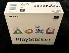ULTRA RARE SONY PLAYSTATION 1 CONSOLE COMPLETE IN BOX IN SUPER MINTY CONDITION!!