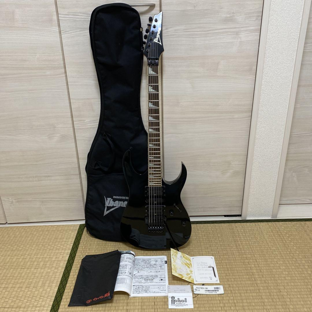 Ibanez RG370DX Electric Guitar Black, Used, Minor Scratches Ibanez RG370DX Electric Guitar Black, Used, Minor Scratches