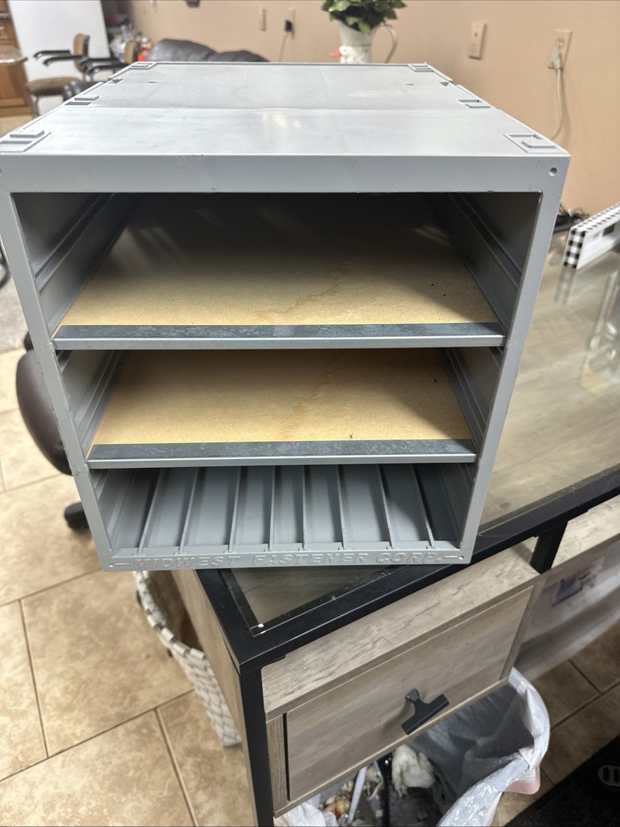 Midwest Fastener Corporation Box Cabinet Organizer 3 Shelves