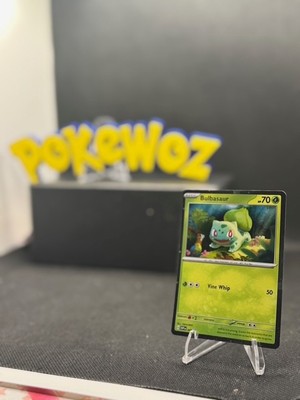  HD SWIRL  Bulbasaur 046 - Pokemon 151 Black Star Promo Cosmo Holo