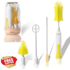 ESFC Electric Baby Bottle Brush Set Yellow