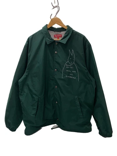 Supreme 22SS/Gummo Coaches Jacket/jacket/XL/Polyester/GRN Used