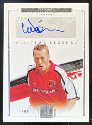 2020-21 Panini Impeccable All Time Legends Auto Lee Dixon /99
