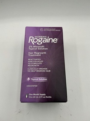 ROGAINE Women 2% Minoxidil Hair Regrowth Treatment 1 Month NEW Exp 2028/02+