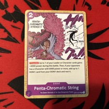 One Piece Penta-Chromatic String OP14-077 (UC) - The Azure Sea's Seven (OP14)