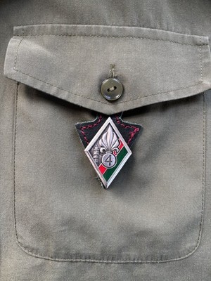 Französische Fremdenlegion; 4. Fremdenregiment: Original Regimentsabzeichen
