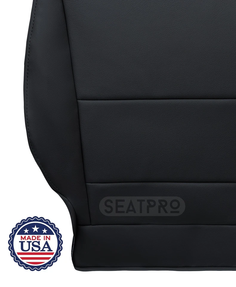 Capa de assento de couro preta para motorista Honda Pilot EXL Touring 2016-2022 - Imagem 3 de 4