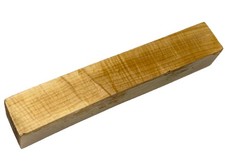 Curly Maple Wood Turning Blank 2" x 2" x 12 figured Maple e34