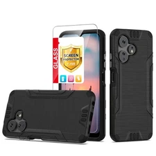Celero 5G Case with Screen Protector, Shockproof Metallic Finish