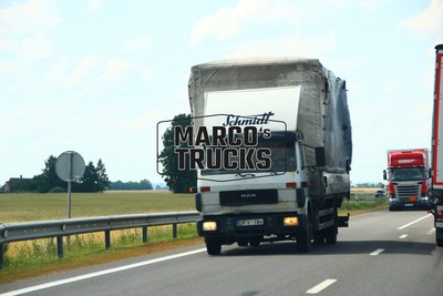 LKW Foto MAN Planensattelzug Schweden weiß Schmidt #e5ph