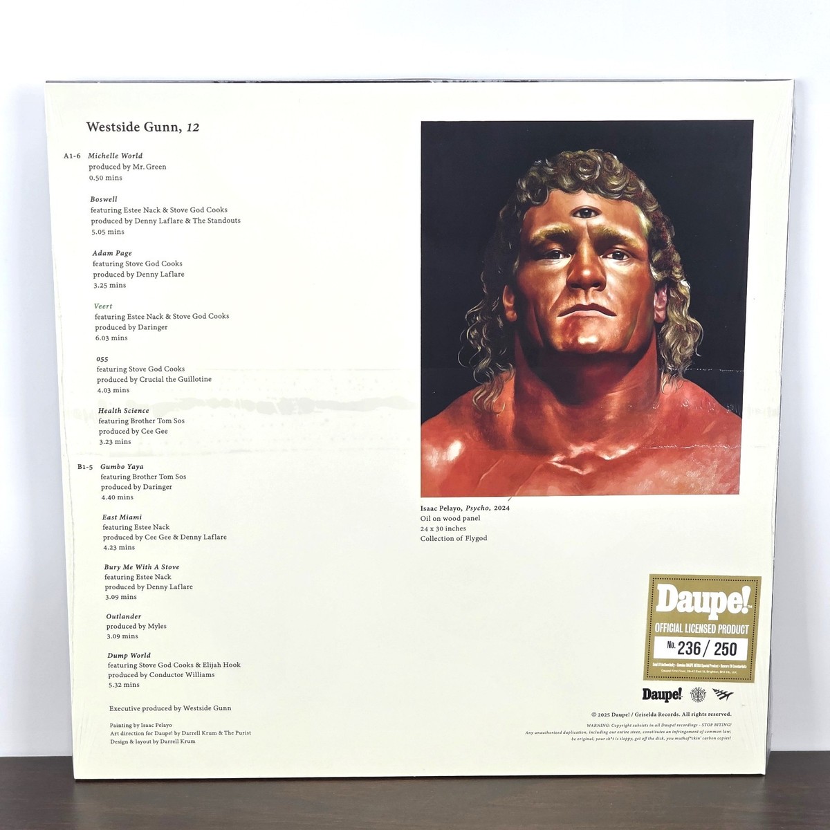 Westside Gunn HWH 12 Cover 2 Limited Edition Numbered 236