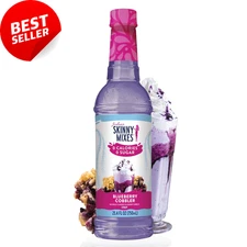 Jordan's Skinny Syrups Sugar Free Blueberry Cobbler Coffee Syrup Zero Cal 25.4oz