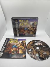 Wild Arms (PS1 Sony PlayStation 1) Complete CIB Black Label Tested