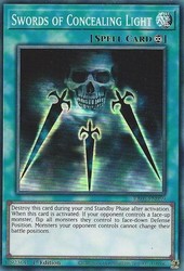 Swords of Concealing Light RA05-EN059 Super Rare 1st Edition