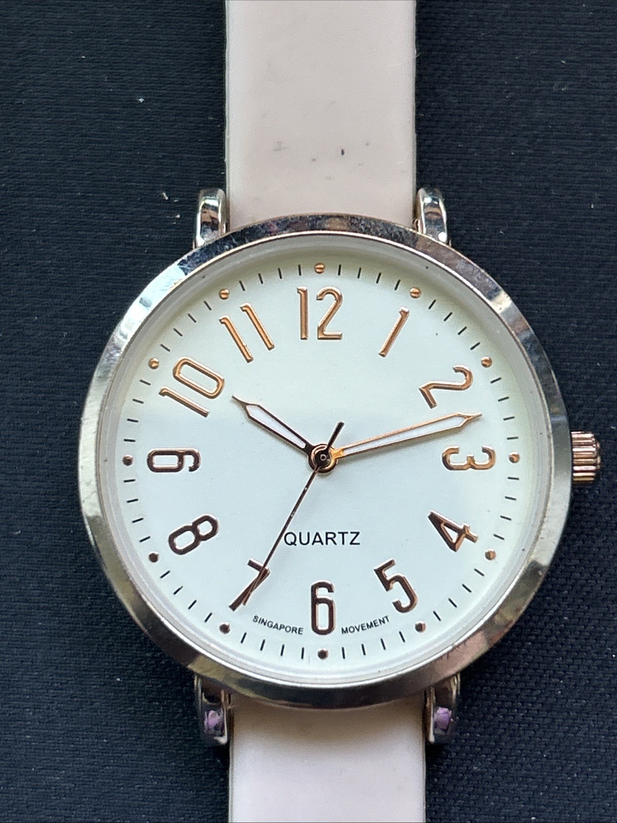 Charming Charlie Rose Gold And Silver Tone White Dial Women’s Quartz Watch