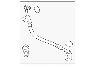 #ad Genuine Honda Hose Discharge 80315 TBC A03 $63.33