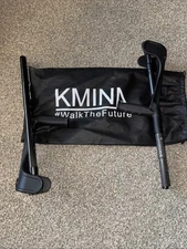 PRO Folding Carbon Fiber Crutches 2 Open Cuff Forearm  KMINA 300 Lb