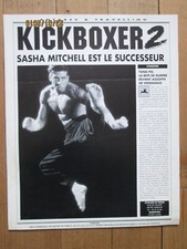 KICKBOXER 2  SASHA MITCHELL Dossier de Presse original cinéma 4 pages année 1991