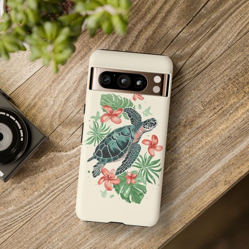 Tropical Turtle Island Flower Phone Case for iPhone, Samsung Galaxy, Pixel - Picture 160 of 175