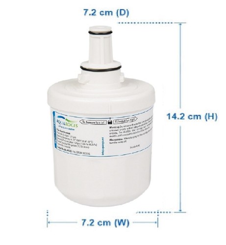 2x AL-093G Water Filter For Samsung DA29-00003G HAFIN2/EXP Fridge RSH7... - Picture 3 of 7