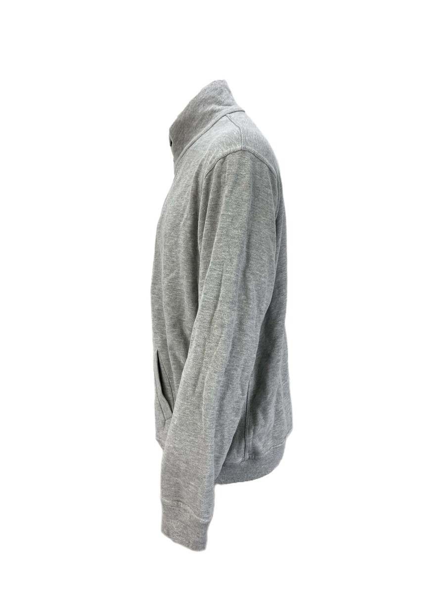 STEVEN ALAN Men's Gray Funnel Neck Long Sleeve Sweatshirt Sz STEVEN ALAN Men's Gray Funnel Neck Long Sleeve Sweatshirt Sz