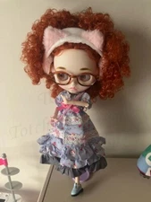 Takara 12" Neo Blythe Nude doll dudu pink lips Africa curly hair Joint body gift