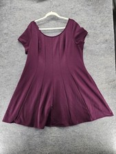 Maurices Dress Womens 1 Short Sleeve Purple