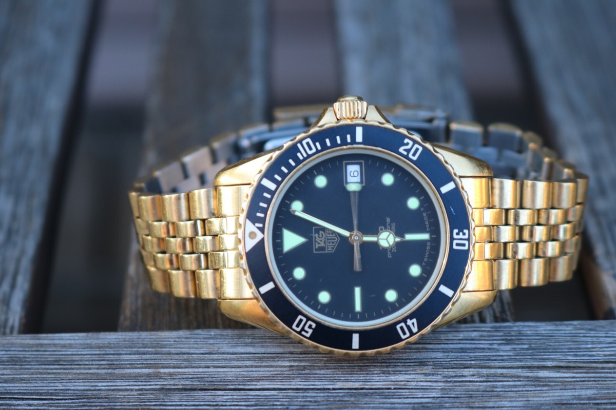 Heuer 1000 Gold Tag Heuer Loup De Wall Street Wolf Of Wall