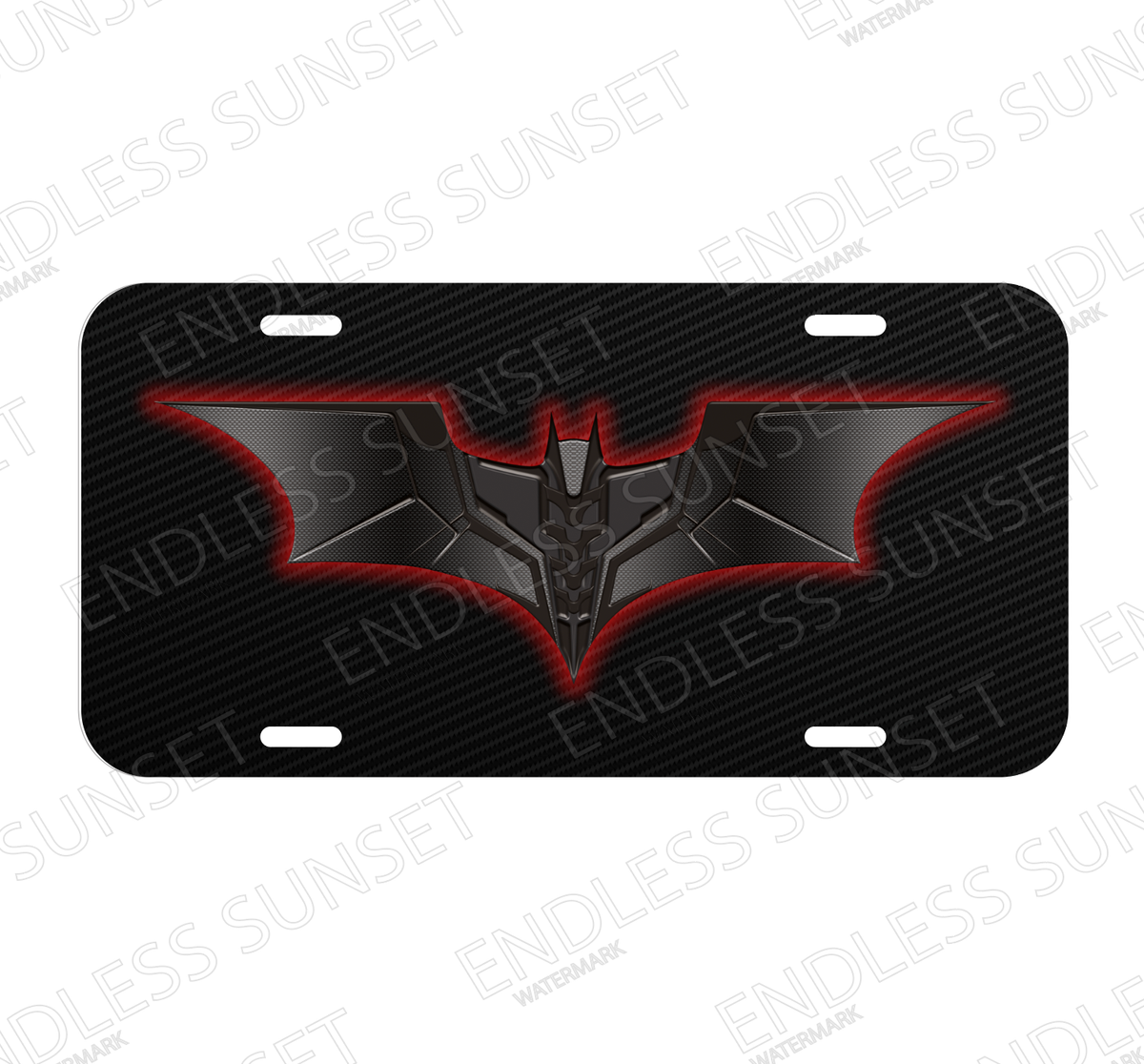 Batman Seat Covers For Car Batman Black Bat 3D Open Black License