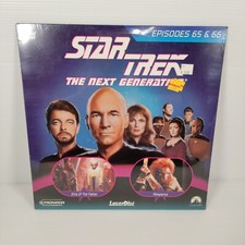 STAR TREK THE NEXT GENERATION Episodes 65  66 LaserDisc LD 1995 - New Sealed