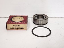 NEW OLD STOCK CONSOLIDATED BEARING 25MM X 52MM DOUBLE ROW BEARING 5205-ZZ