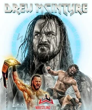 Drew McIntyre Wrestling Life poster Pro Wrestler new wall art
