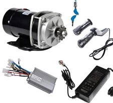 800W 36V gear reduction electric motor+ Controller+Charger+Throttle+Switch