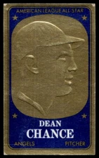 1965 Topps Embossed #66 Dean Chance California Angels VG-VGEX